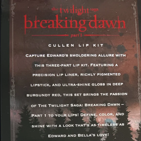 3 Pc Cullen Lip Kit - Liner, Lipstick & Gloss (NEW) - Picture 4 of 5